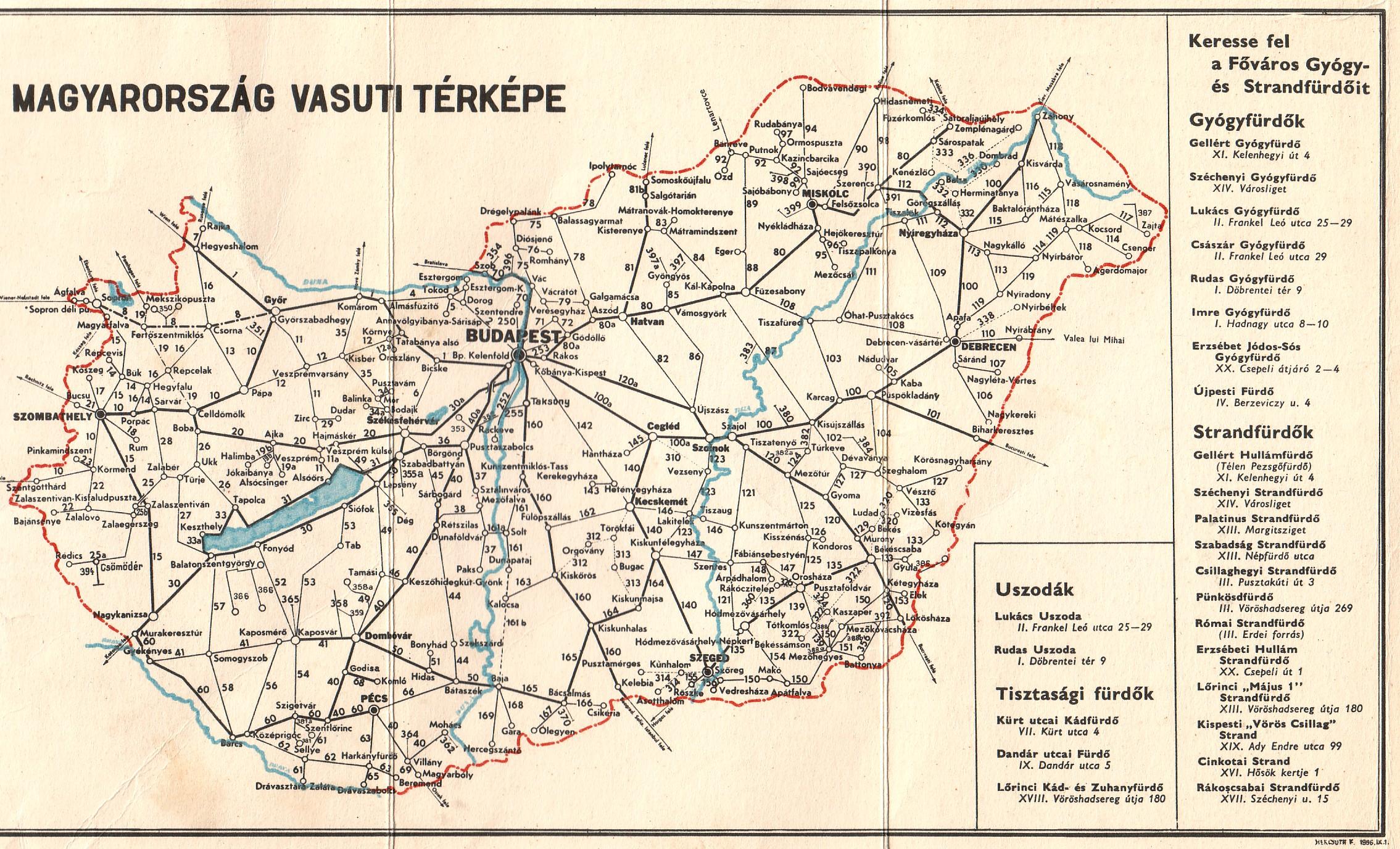 magyarország térkép vasút Vasúti térképek   Magyarország vasútállomásai és vasúti megállóhelyei magyarország térkép vasút